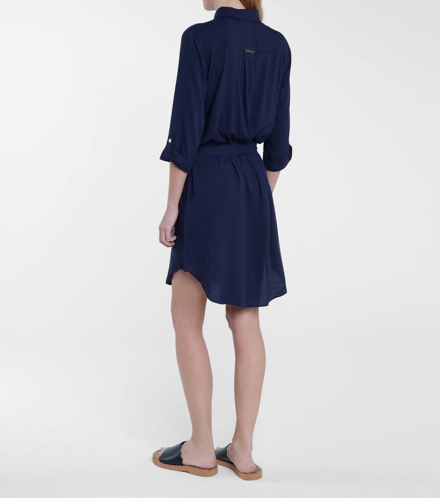 Core button-down shirt dress