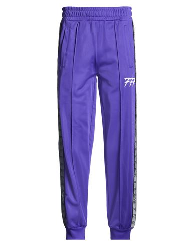 Man Pants Purple Size XS Polyester