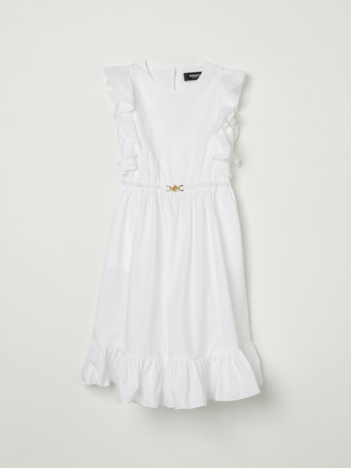 Dress VERSACE Kids color White