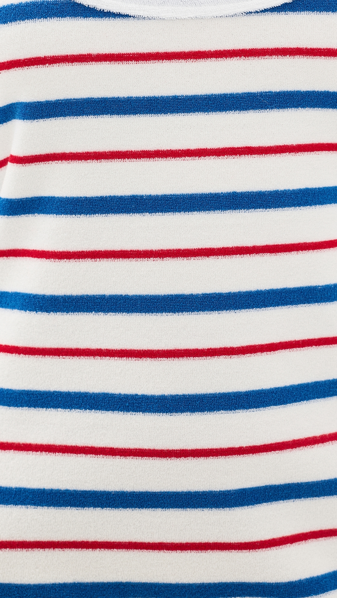 Terry Dress Red Blue White