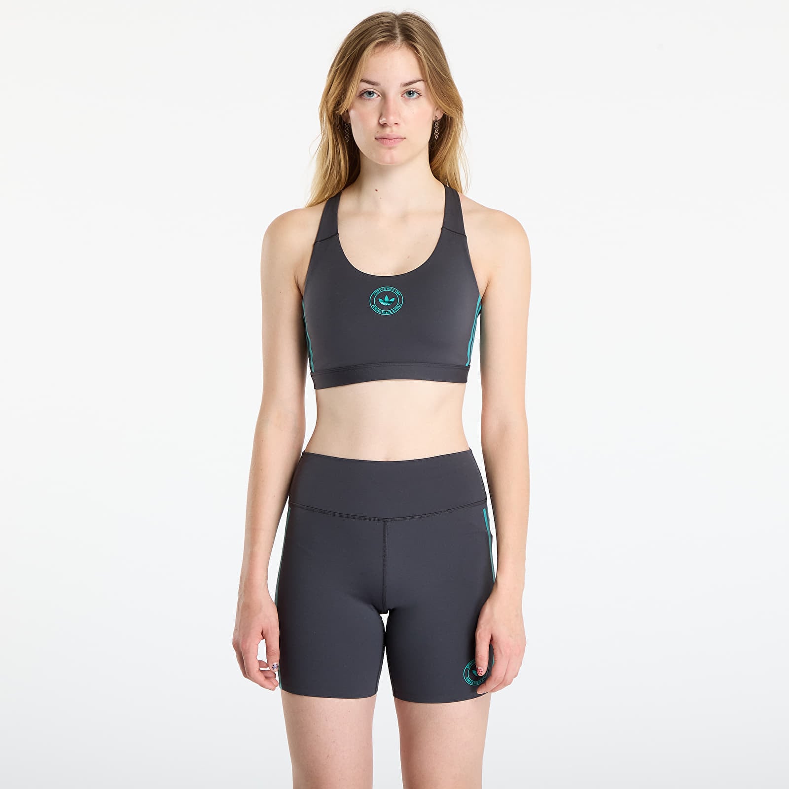Adidas Originals x Sporty & Rich Bralette in Black. - XL also in L, M