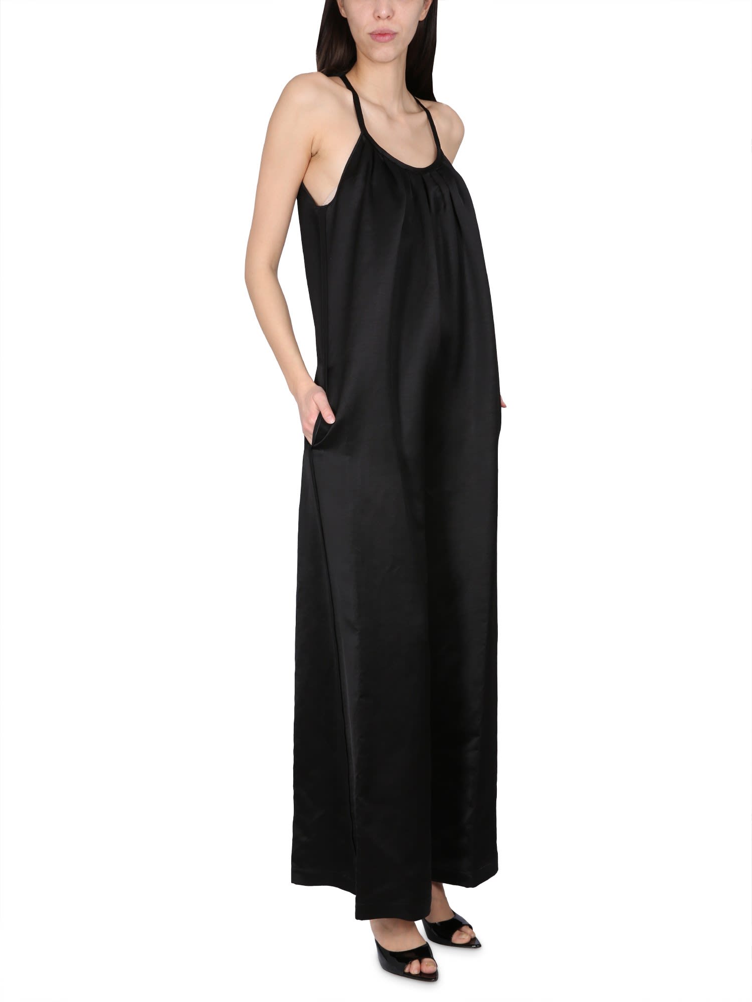 Robes & Combinaisons Wide Satin Jumpsuit