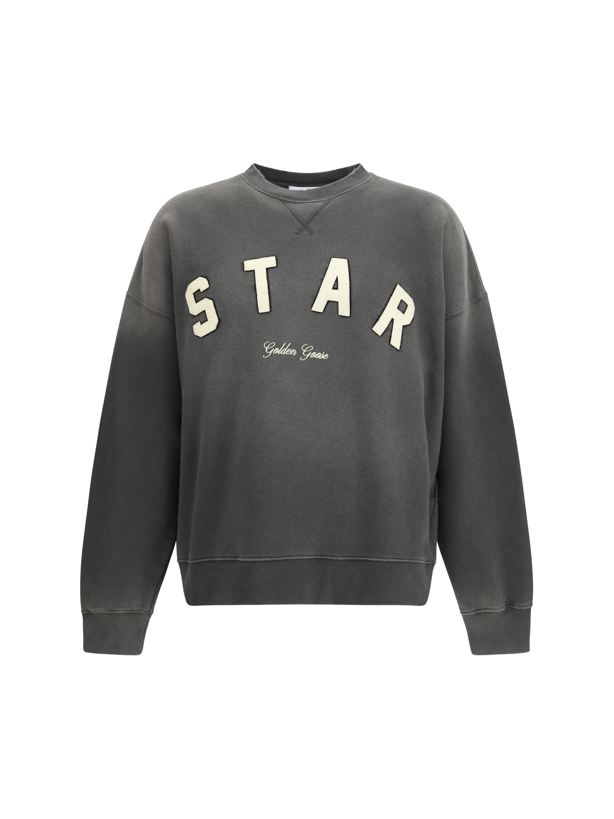Star Embroidered Sweatshirt — Charcoal