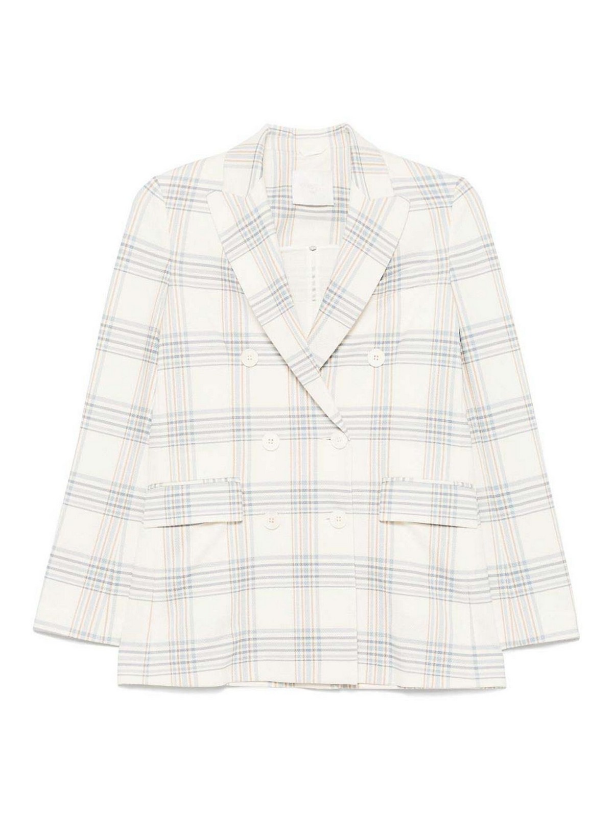 Cotton Double-Breasted Jacket