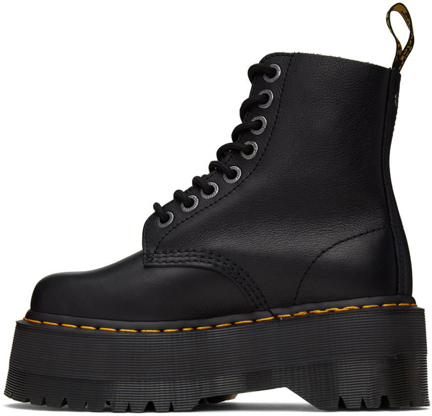 Black 1460 Pascal Max Platform Boots