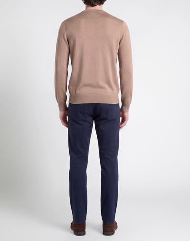 Man Sweater Taupe Size XXL Polyester, Acrylic, Nylon, Merino Wool