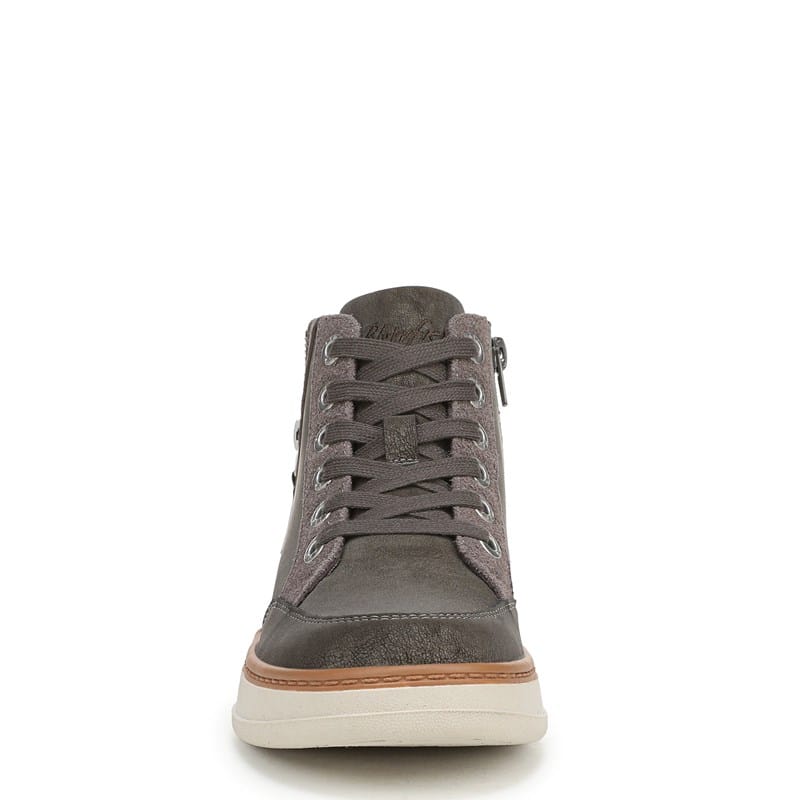 Women's Camden 2 Wedge Sneaker Booties (Charcoal Faux Leather)