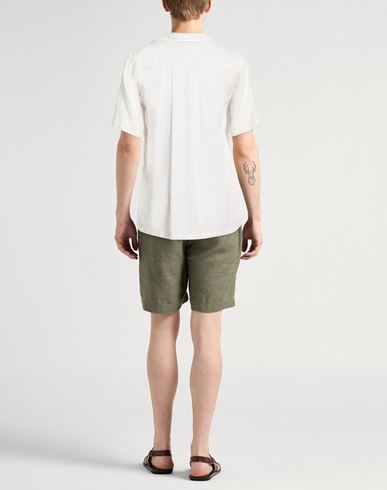 Man Shirt Light grey Size L Linen