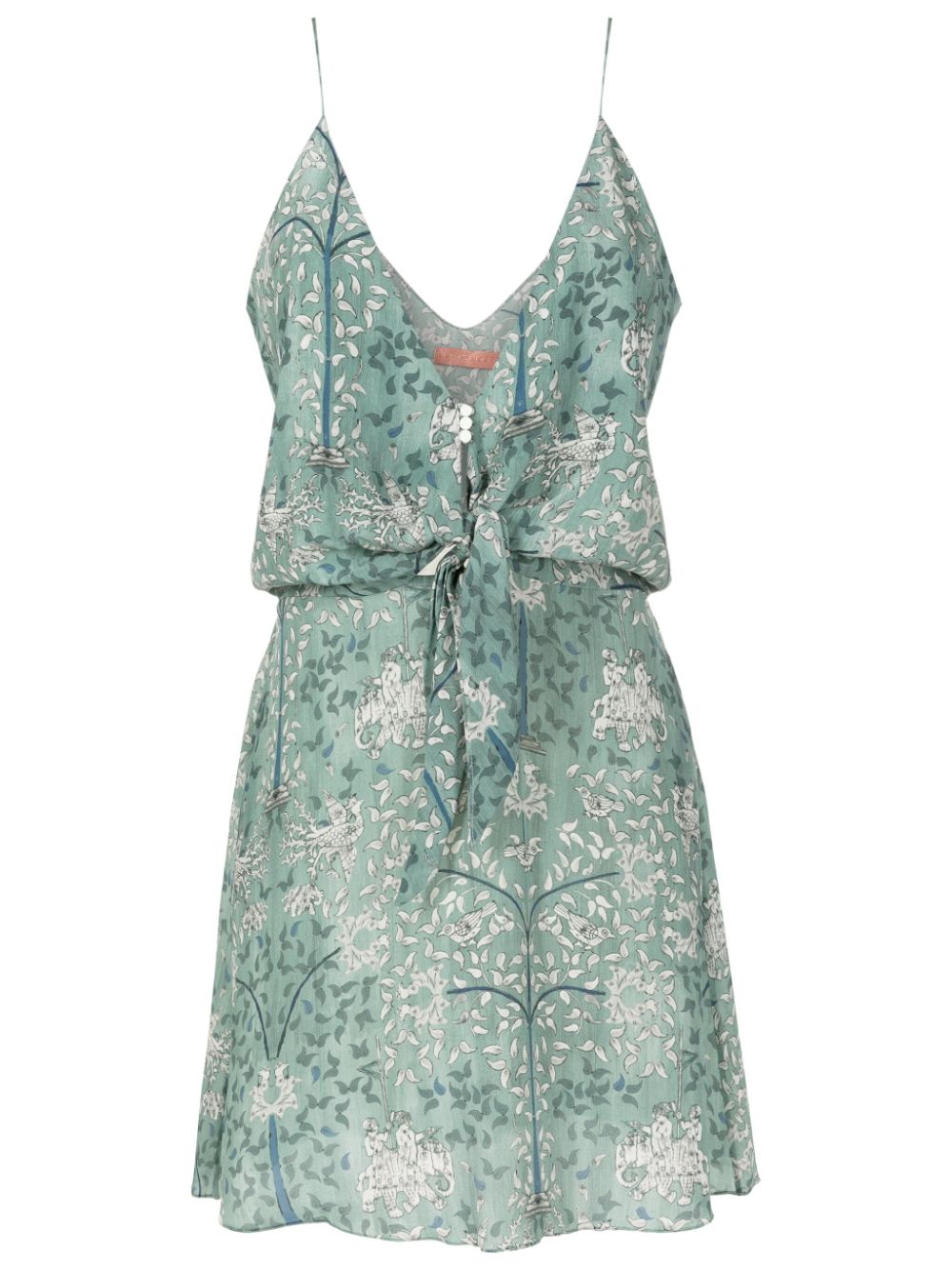 Liane silk dress - Green