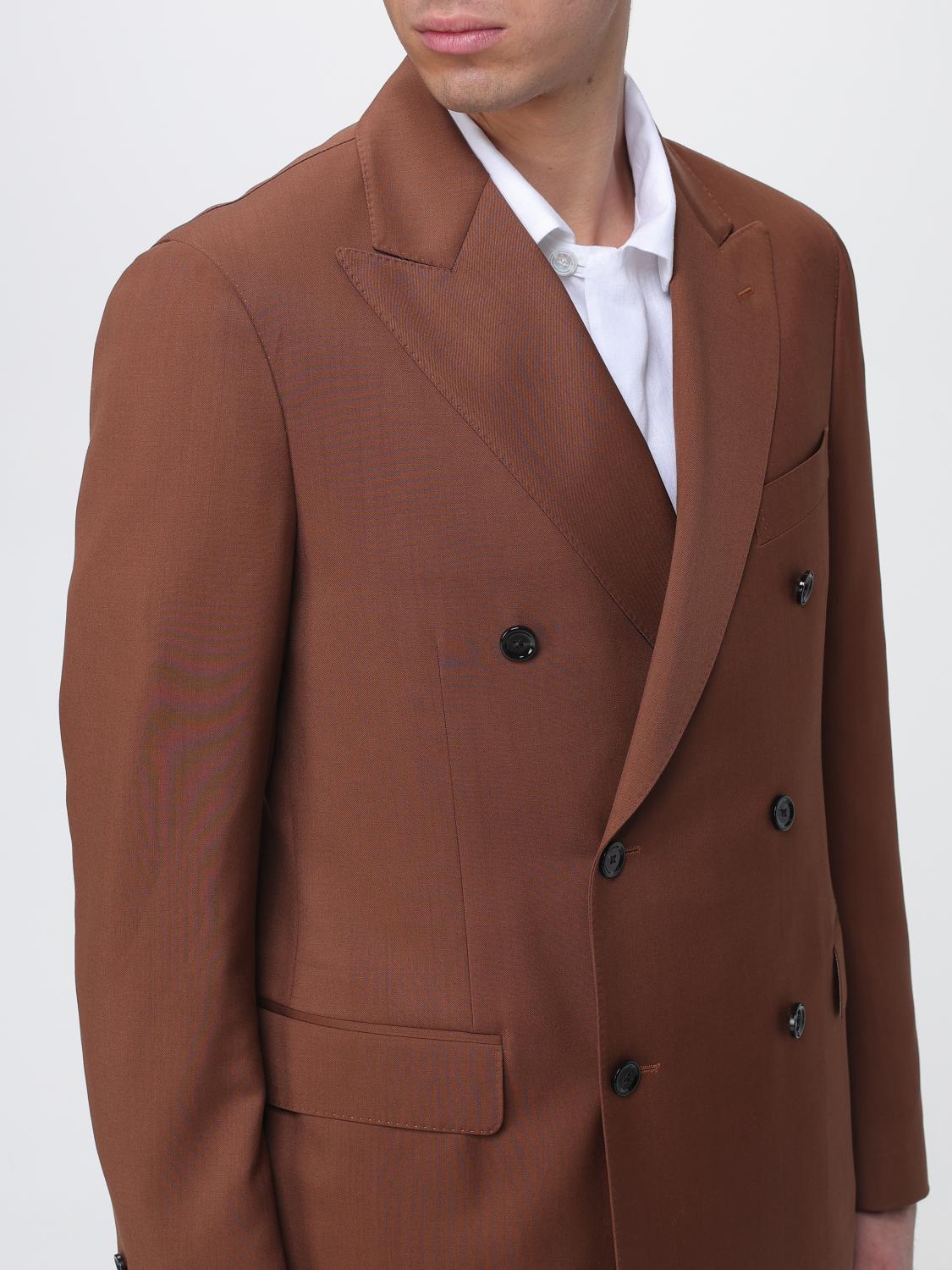 Suit Men color Brown