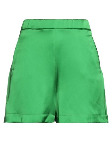 The Nina Studio Woman Shorts & Bermuda Shorts Green Size 4 Polyester