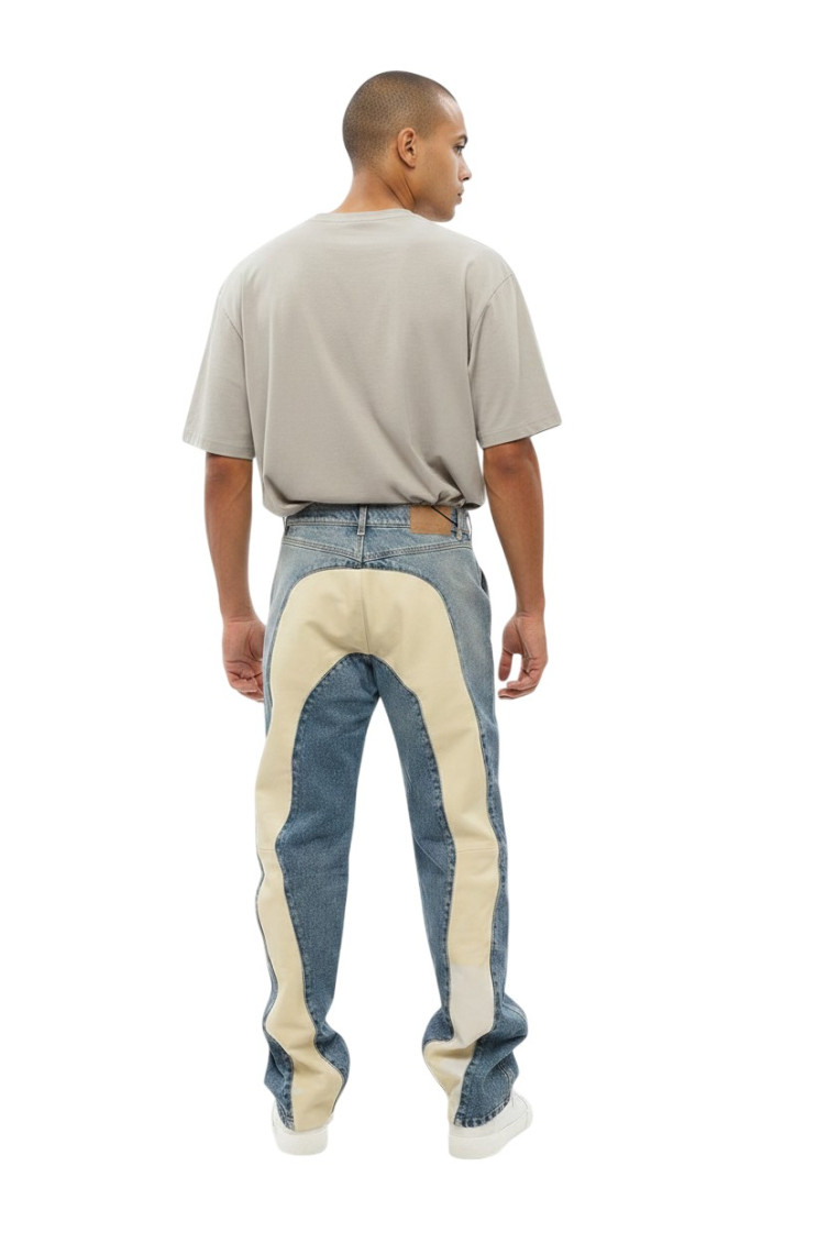 Blue Mid Rise Jeans