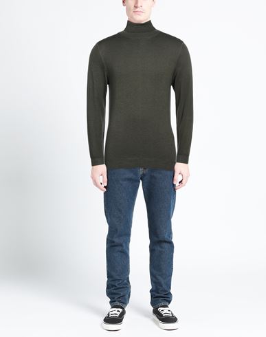 Man Turtleneck Military green
