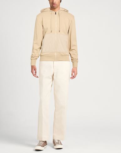 Man Sweatshirt Beige Size M Cotton, Polyester, Polyamide