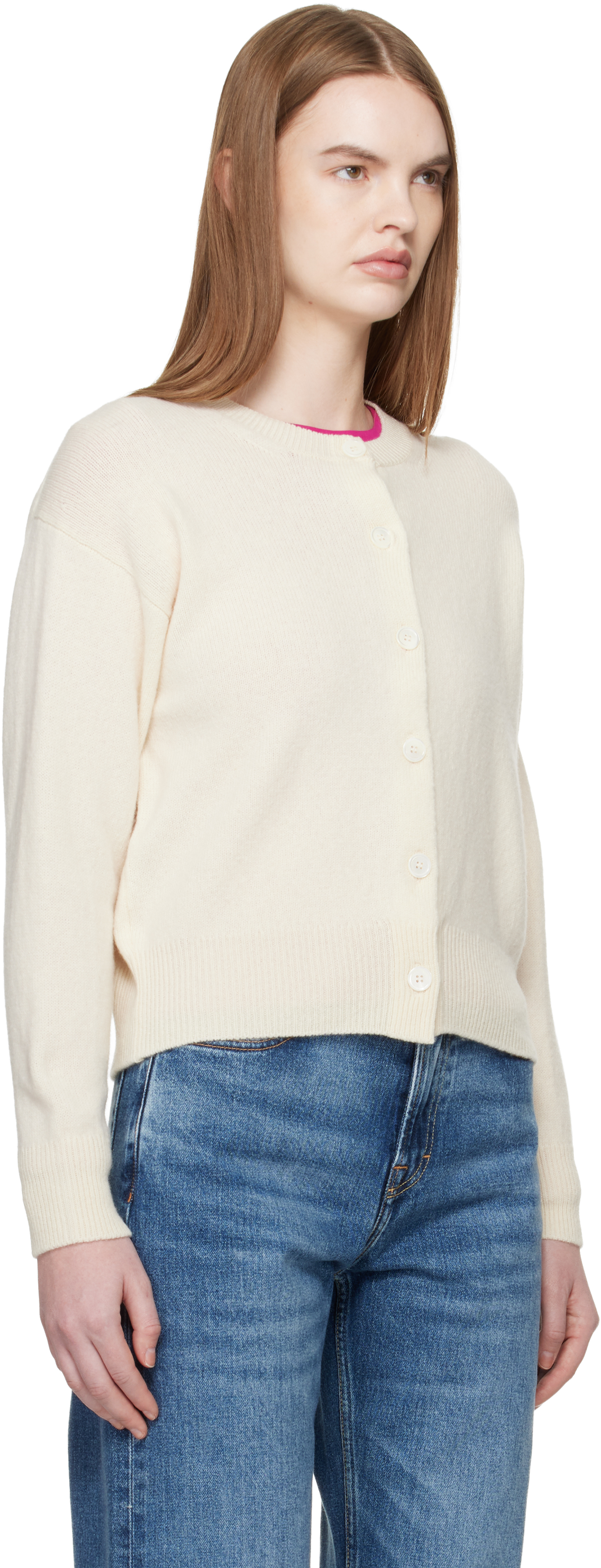 Off White Ada Crewneck Cardigan