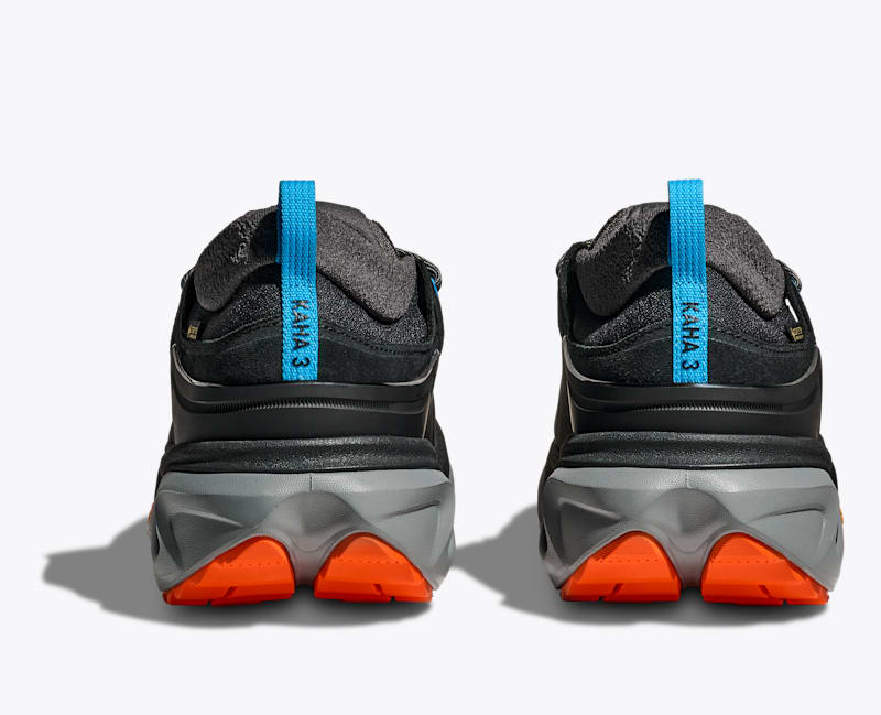 HOKA Men's Kaha 3 Low GTX Shoes in Black/Galactic Grey