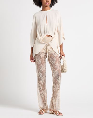 Woman Top Beige Size M Viscose