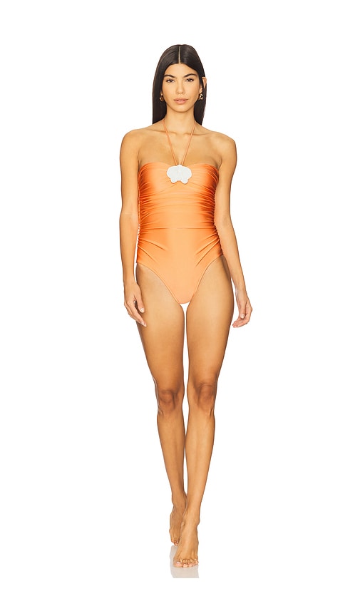 Shani Shemer Angora One Piece in Brown. -  S also in