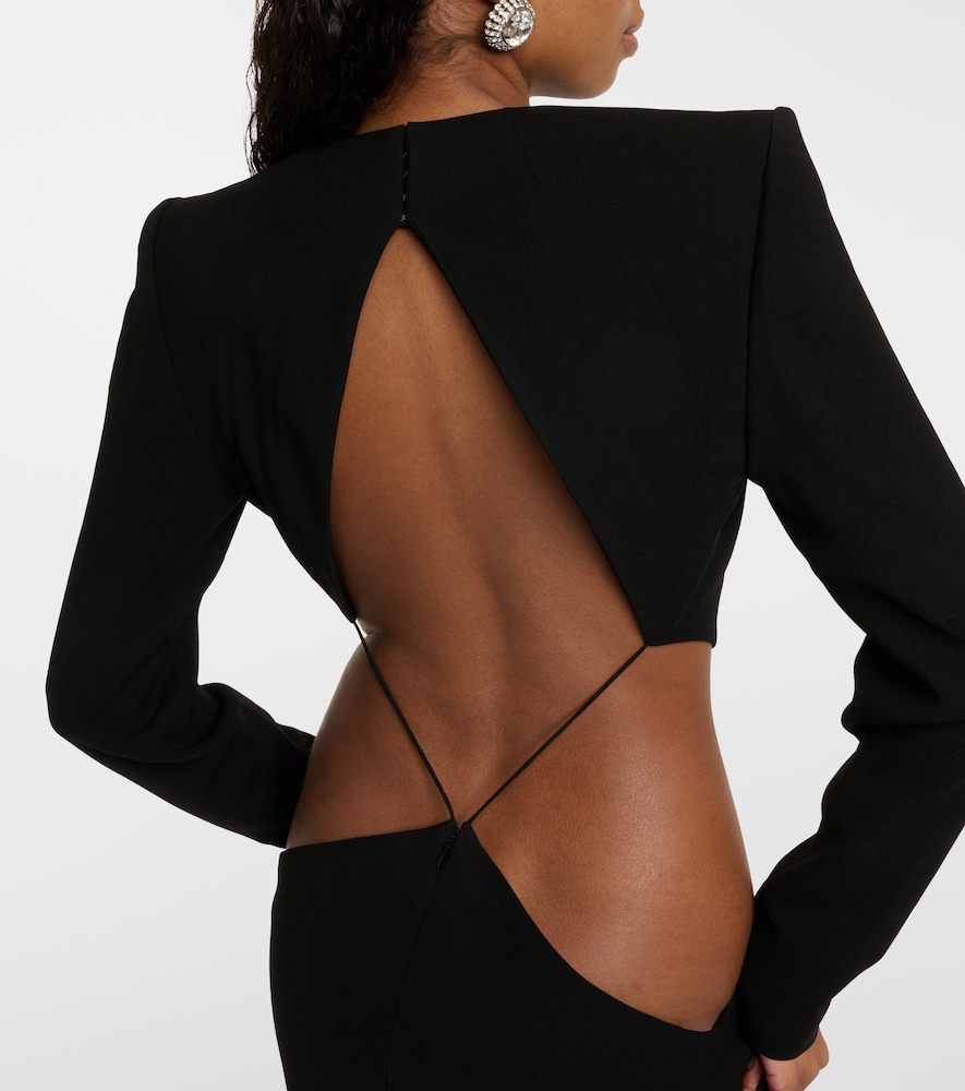 Mônot Cutout crêpe maxi dress