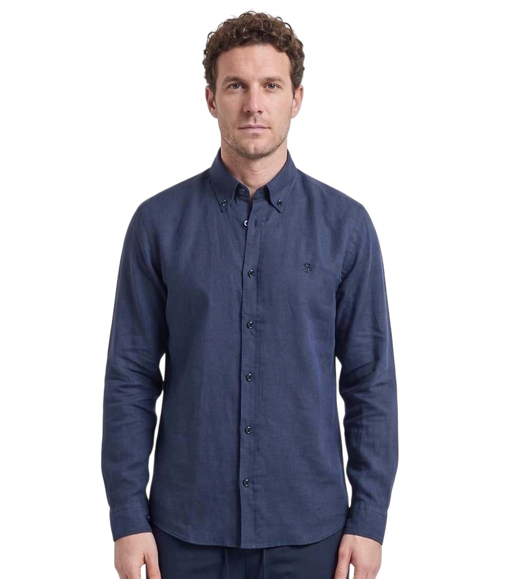 Blue Regular Logo Shirt