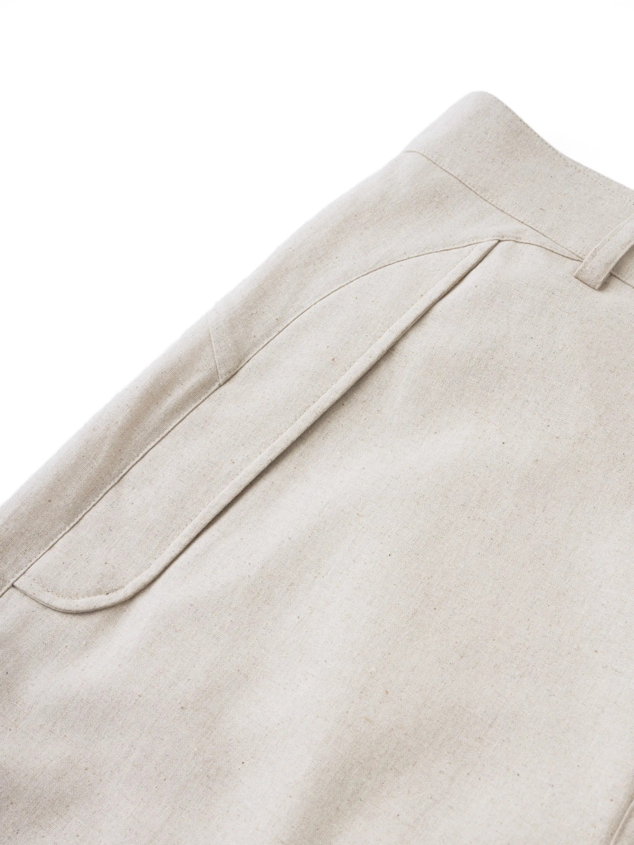 Hiking Patrol Path Linen Cotton Mixed Trouser