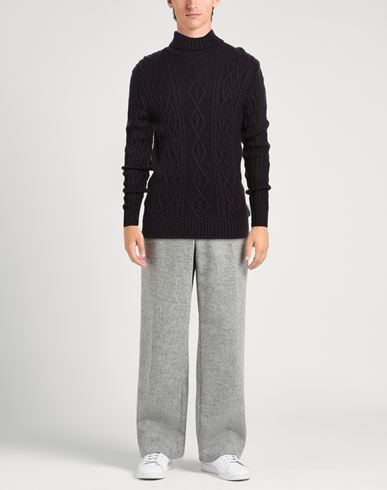 Man Turtleneck Midnight blue Size XL Acrylic, Polyamide, Wool