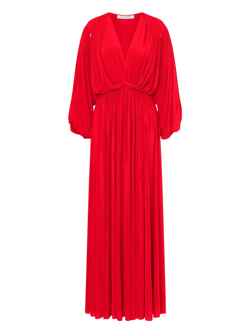 Philosophy Di Lorenzo Serafini v-neck knitted dress - Red