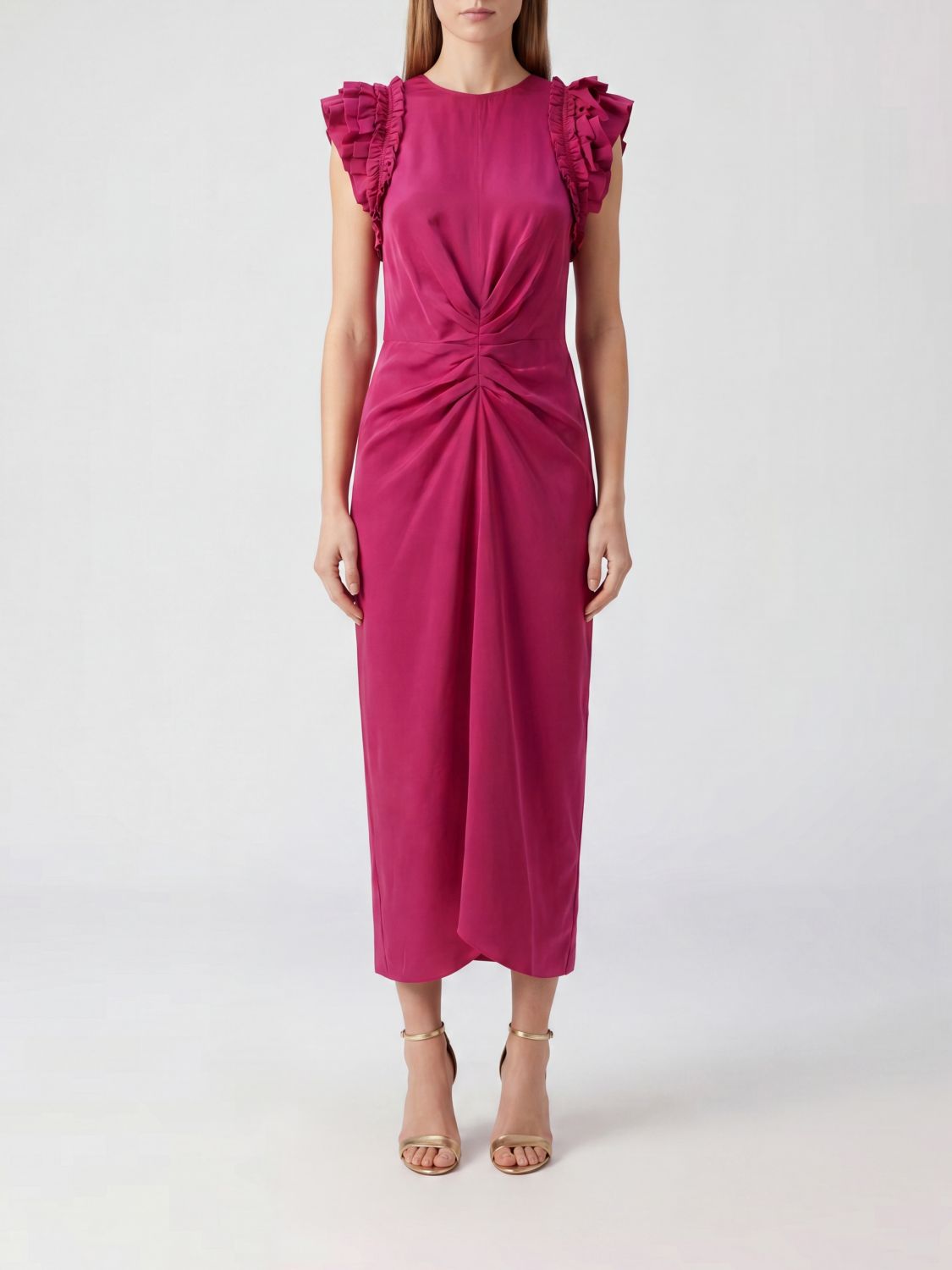 Dress Woman color Fuchsia