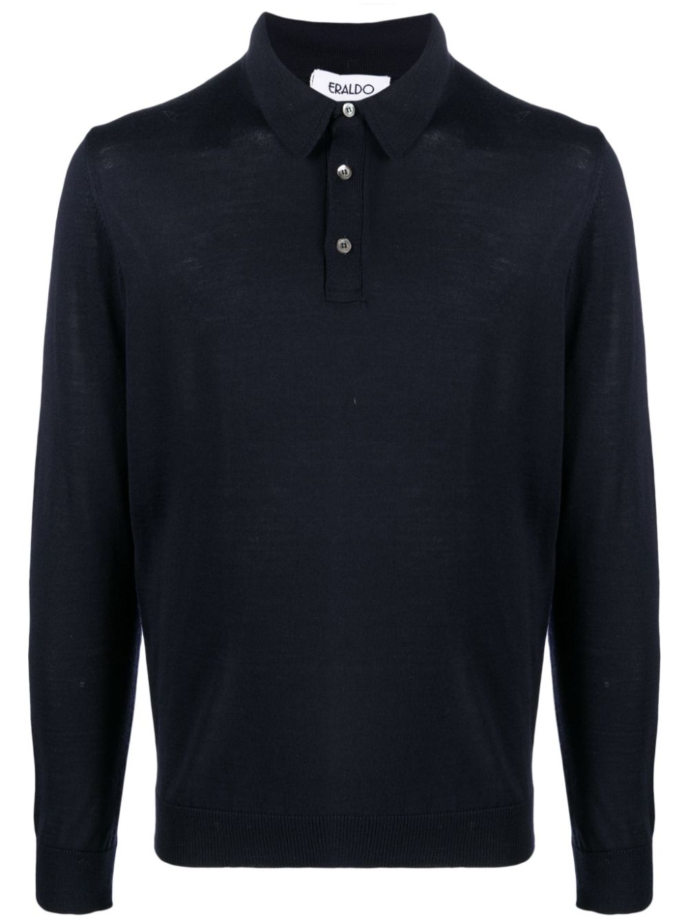 Merino-wool polo shirt - Grey