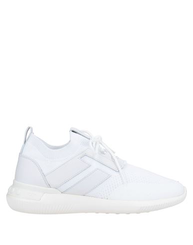 Tod's No_code Man Sneakers White Size 6 Soft Leather, Textile fibers