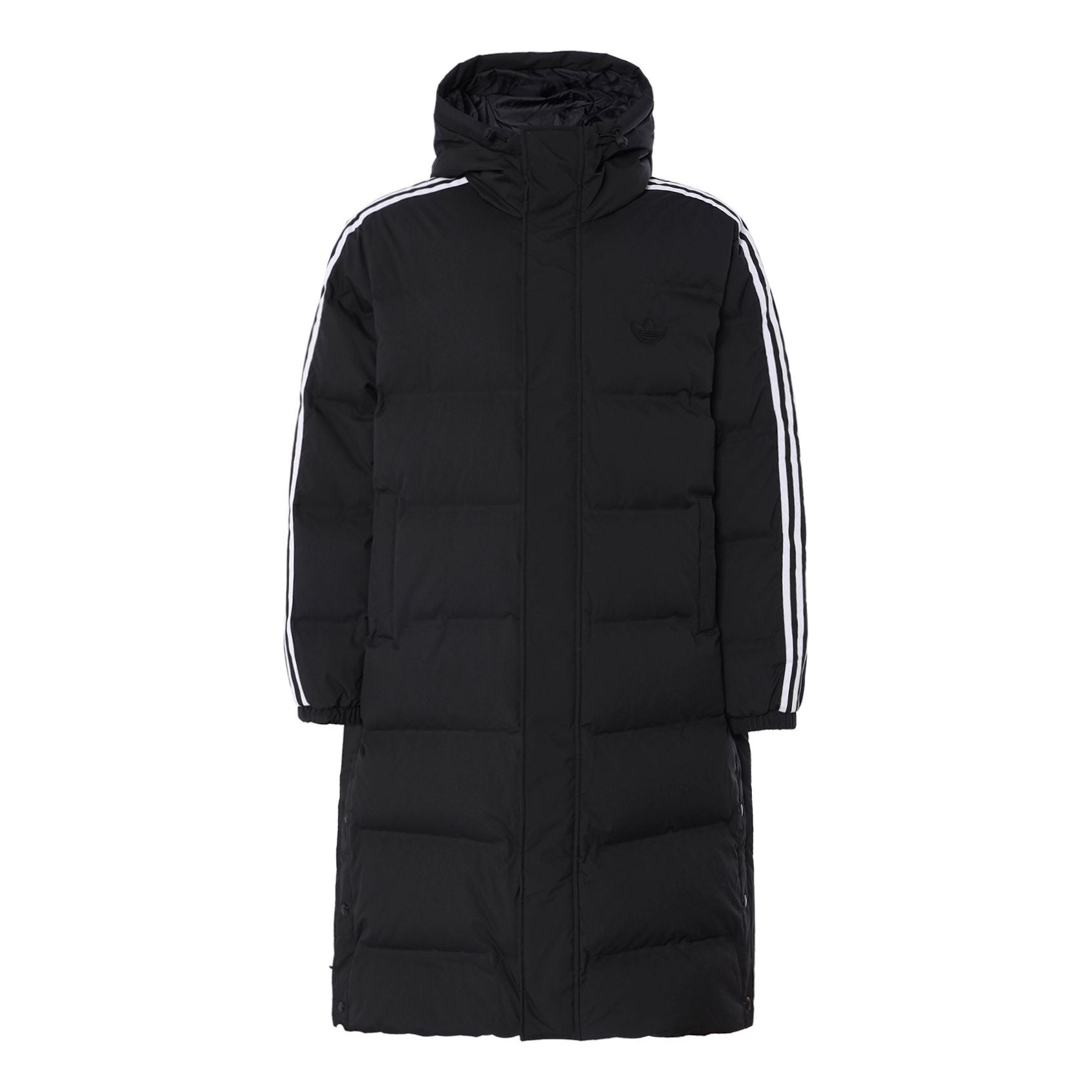 Long Puffer Jacket Asia Sizing 'Black White'