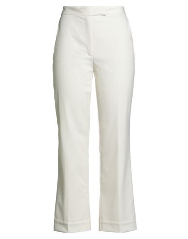 Woman Pants Ivory Size 4 Recycled polyester, Wool, Elastane