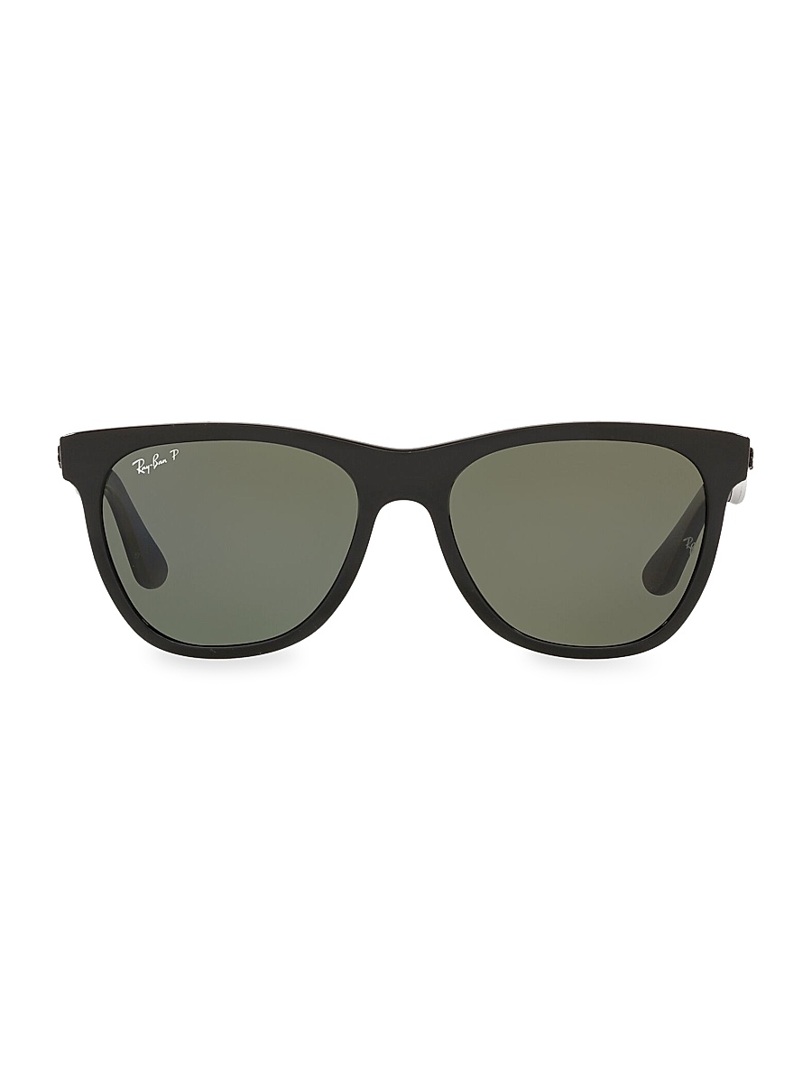 Women's RB4184 54MM Polarized Square Sunglasses - Black
