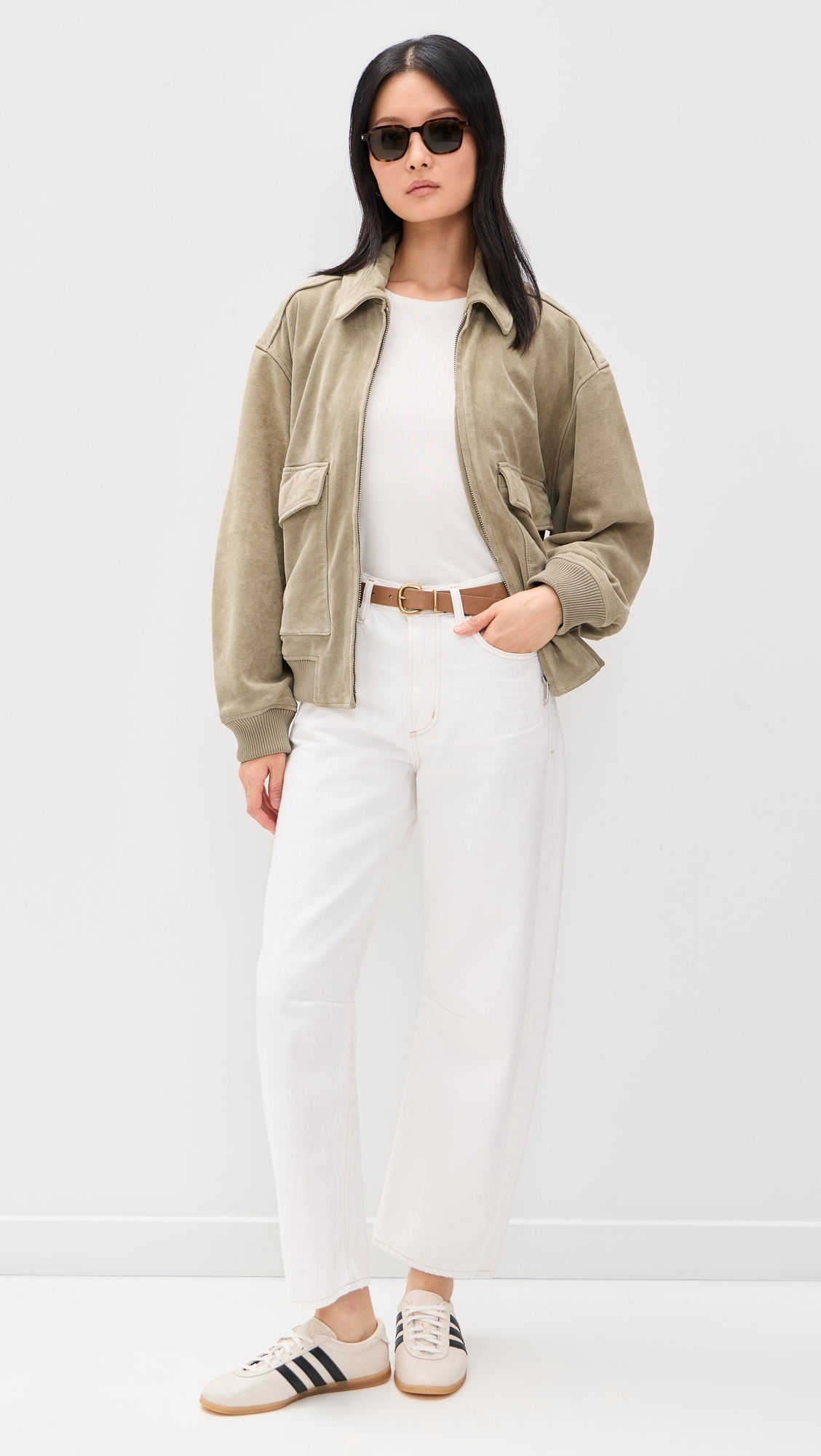 Vivienne Suede Jacket Deep Olive