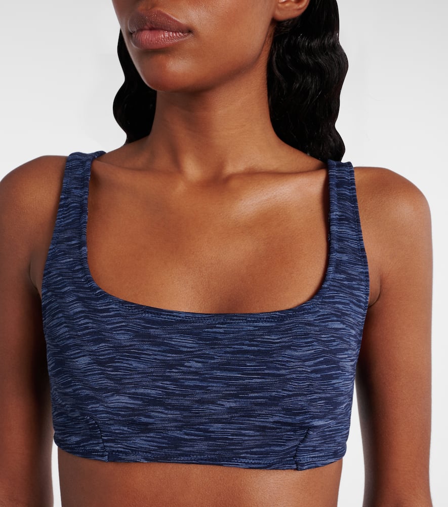 Mystere reversible printed sports bra