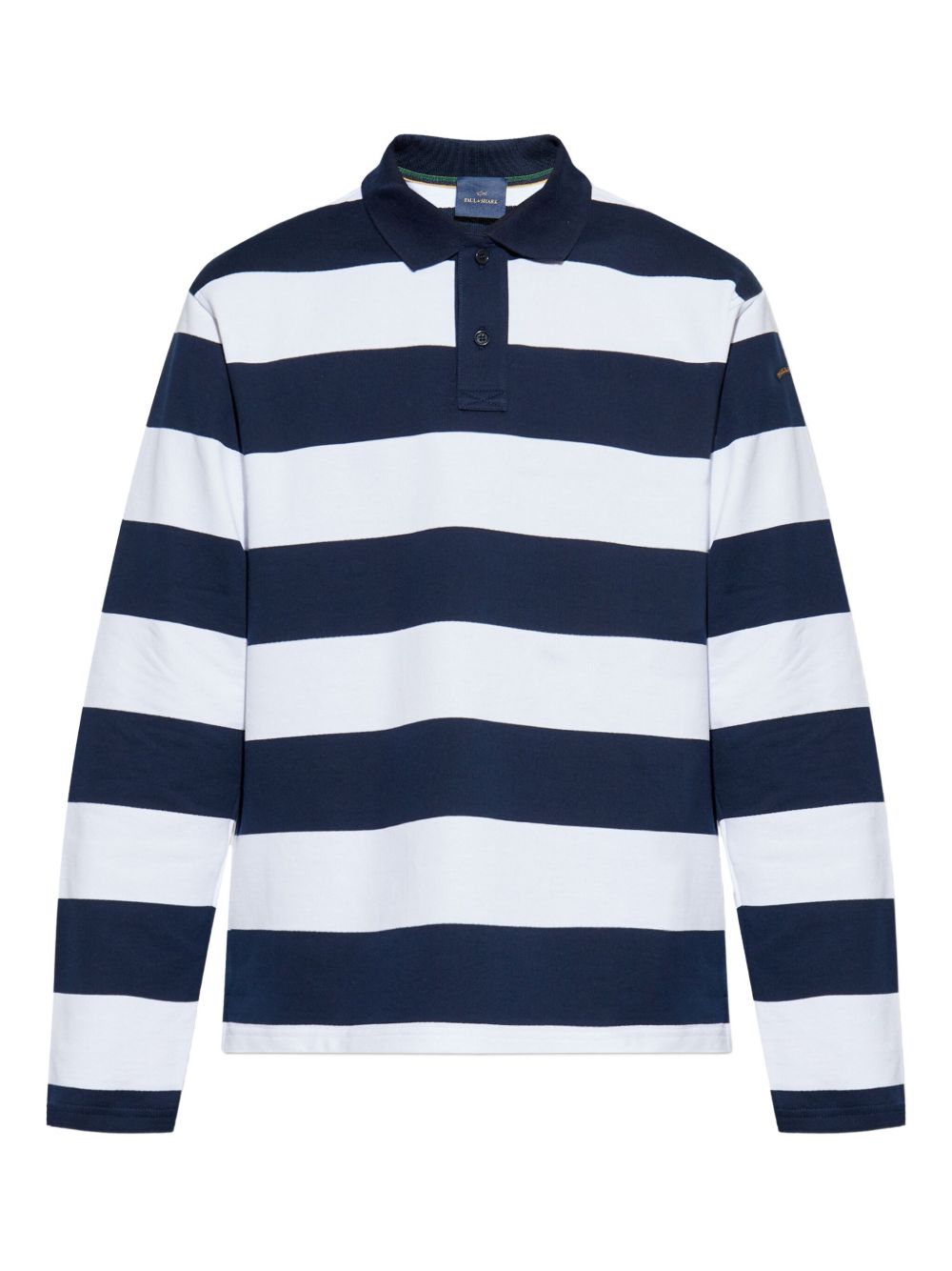 Paul & Shark striped long-sleeve polo shirt - Blue