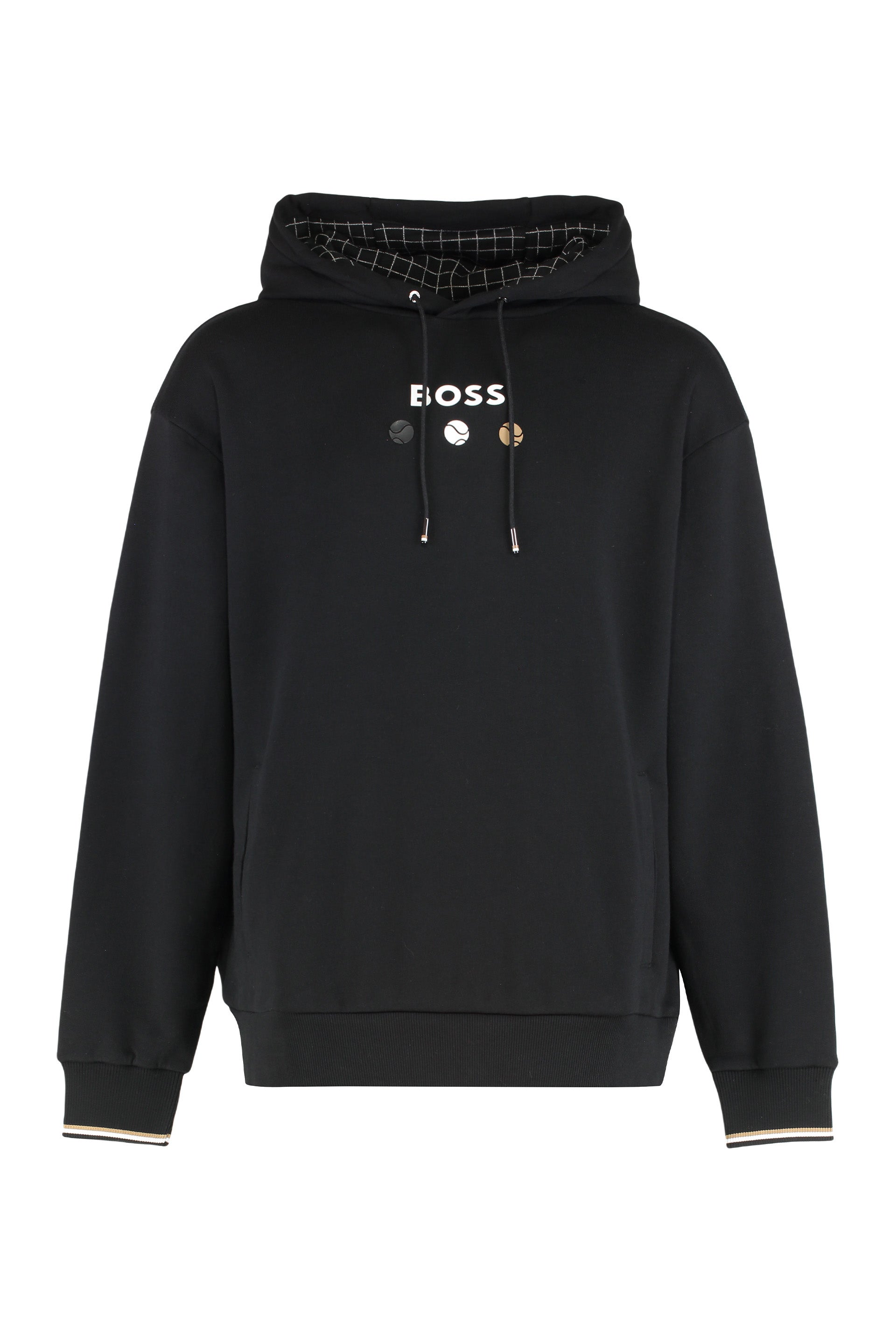 Straight Fit Hooded Sweatshirt