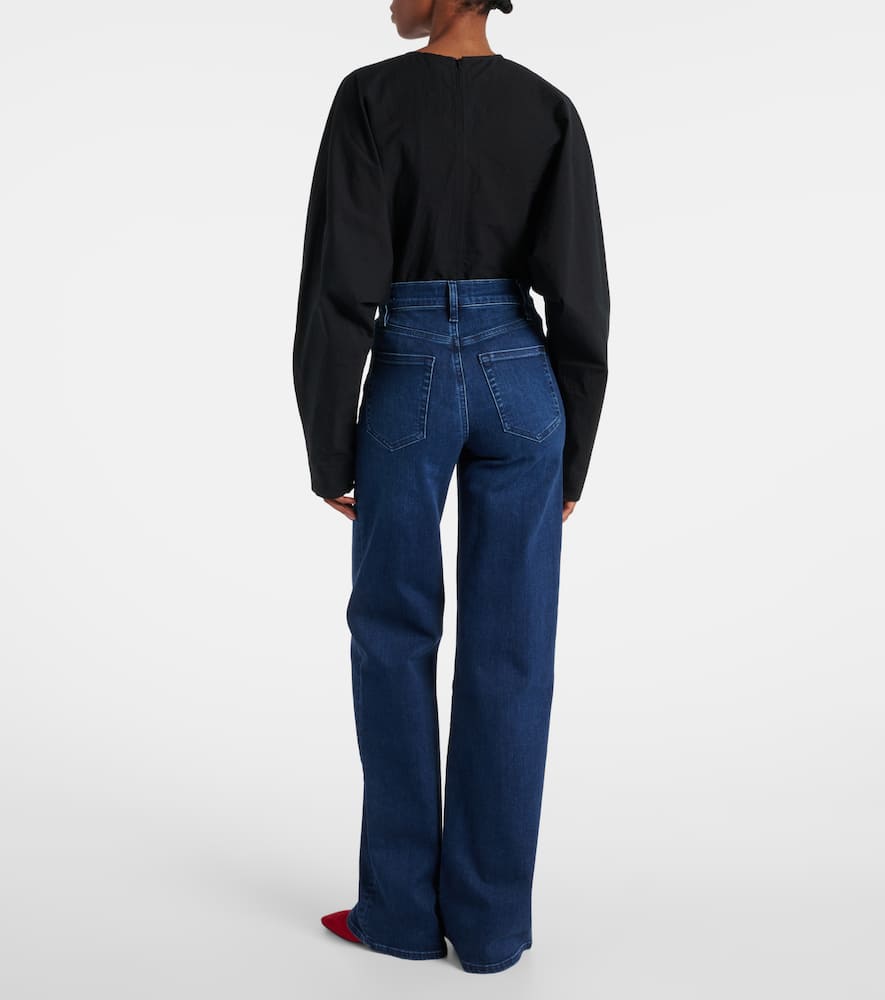 Le Slim Palazzo wide-leg jeans