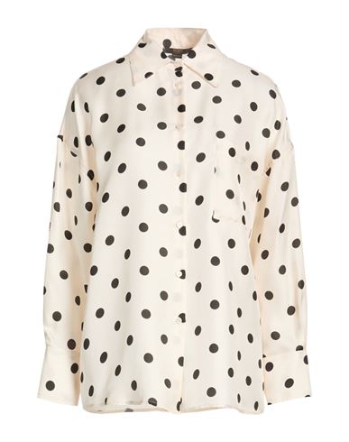Woman Shirt Ivory Size 6 Silk