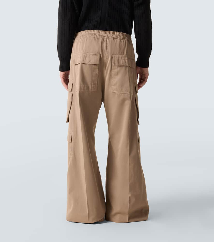 DRKSHDW cotton flannel cargo pants