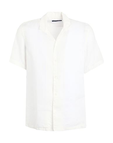 Lardini Man Shirt White Size 15 ¾ Linen