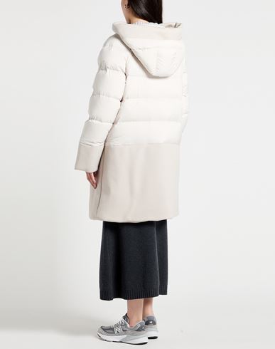 Woman Puffer Off white Size 10 Polyamide, Polyurethane, Wool, Cashmere