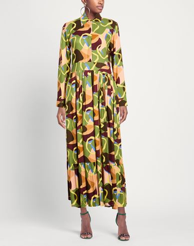 Woman Maxi dress Sage green Size L Viscose