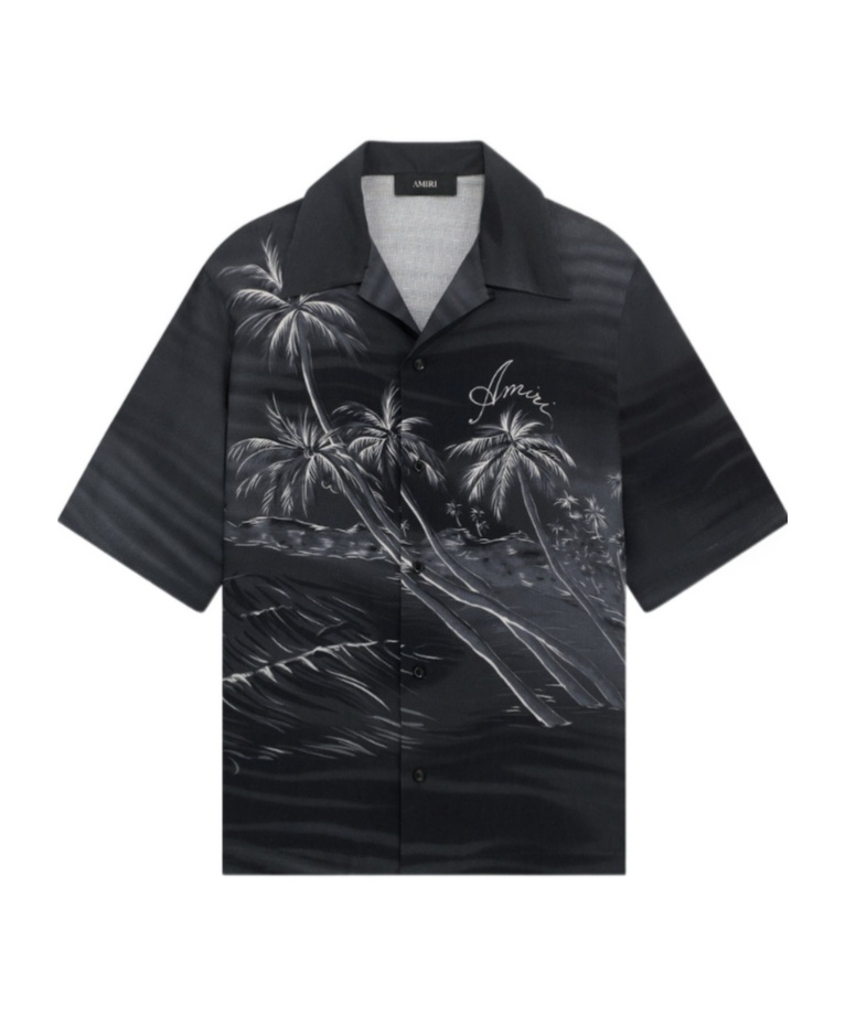 Palm tree-print shirt