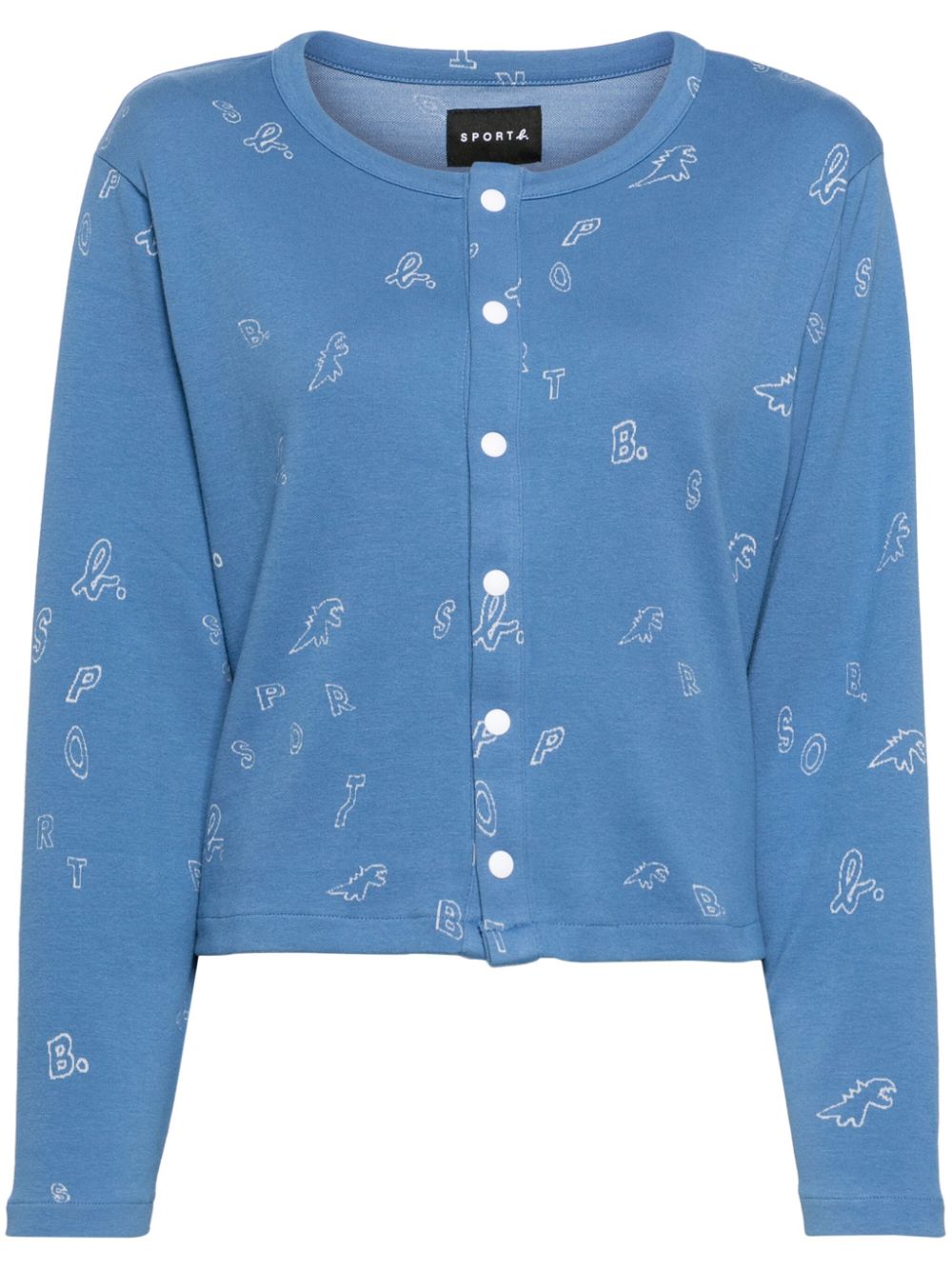 Jacquard jacket - Blue