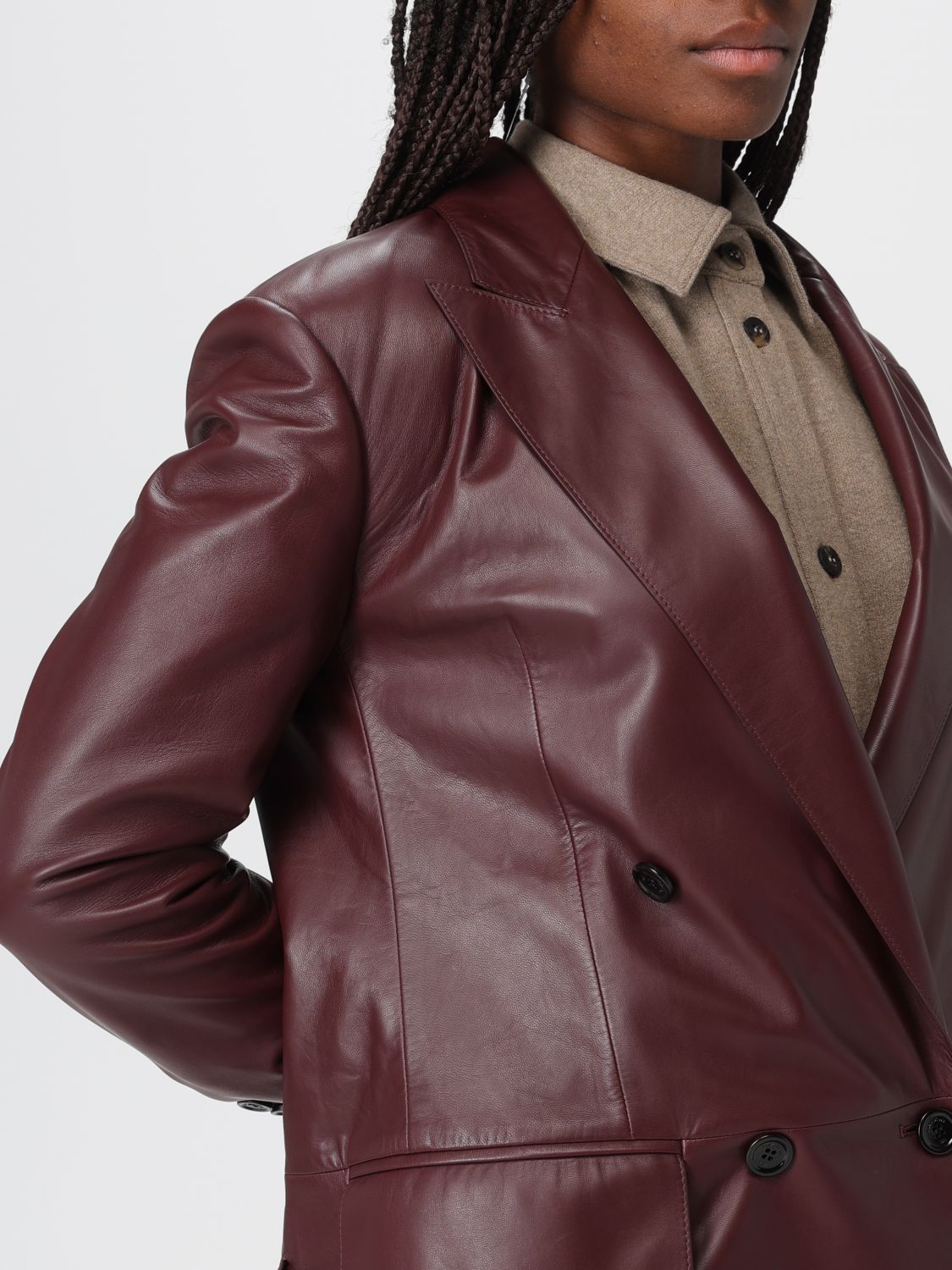 Blazer Woman color Cherry