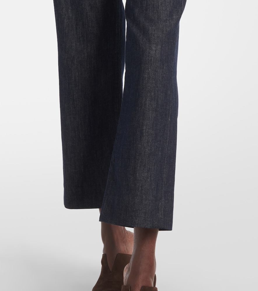 Terra high-rise straight jeans