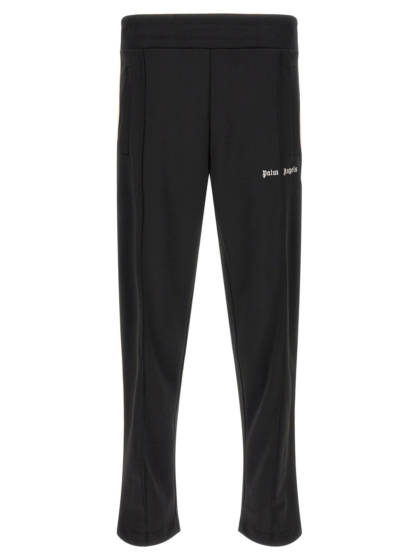Logo-Embroidered Track Pants — Black