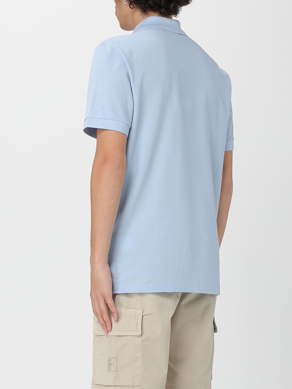 Polo Shirt Men color Sky