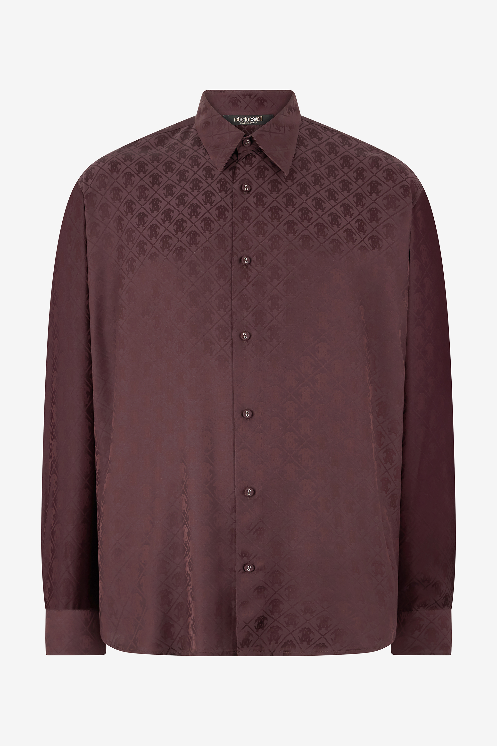 Silk-blend Shirt With All-over Monogram